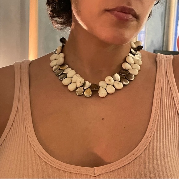 Stone and metal choker - Picture 5 of 6